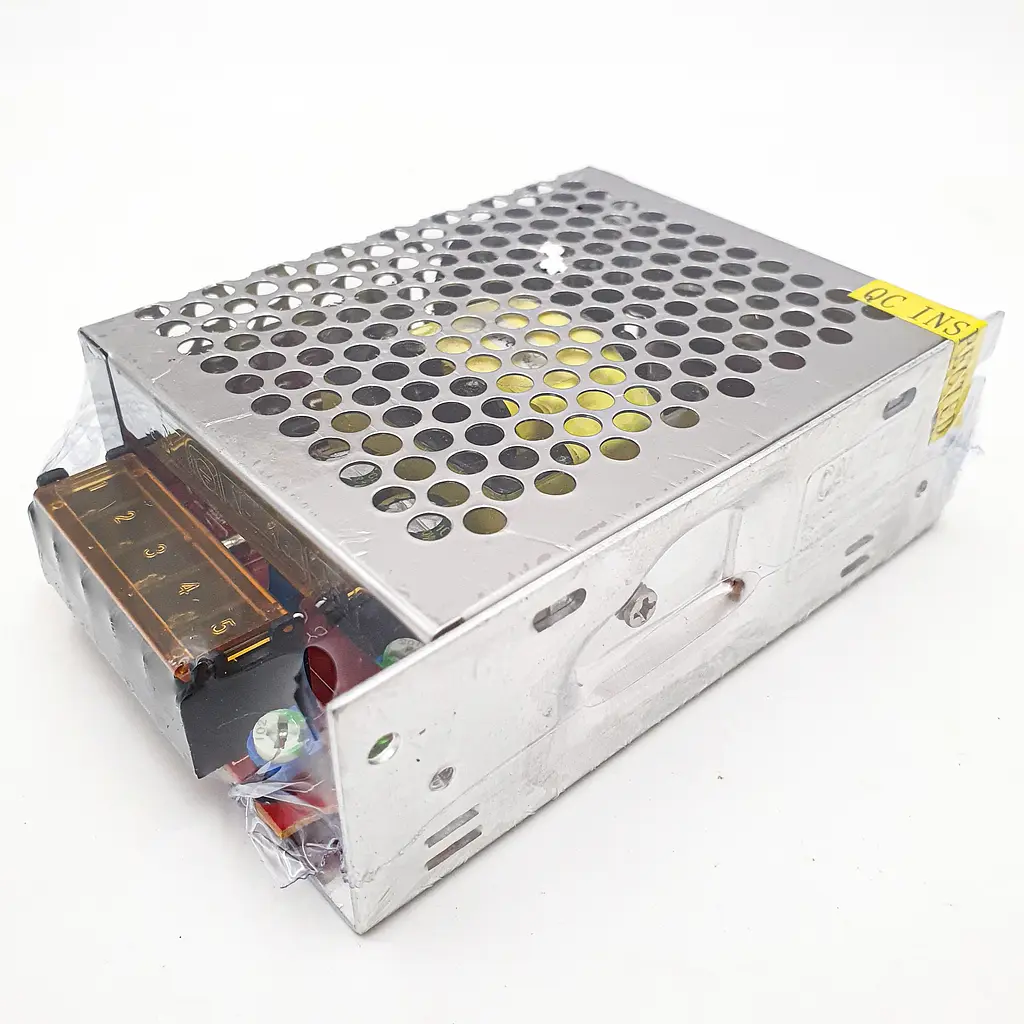 Блок живлення перфорований адаптер 12В 120Вт 12V 10A Power Supply 120W металевий