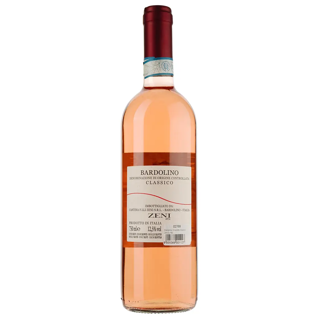 Вино Zeni Bardolino Chiaretto Classico, 12,5%, 0,75 л - фото 2