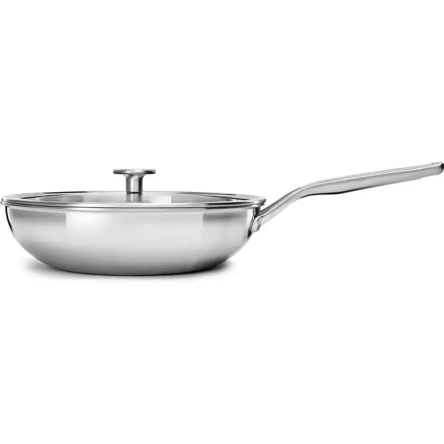 Сковорода вок з кришкою KitchenAid MSS 28 см 3.5 л (CC003254-001) - фото 2