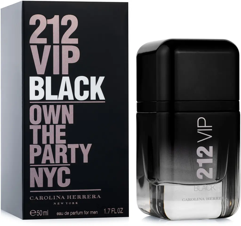 Оригінал Carolina Herrera 212 Vip Black 50 мл Парфумована вода