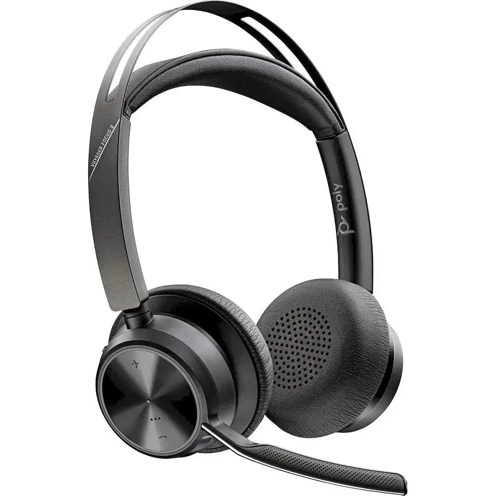 Навушники з мікрофоном POLY Voyager Focus 2 Black (9T9J6AA)