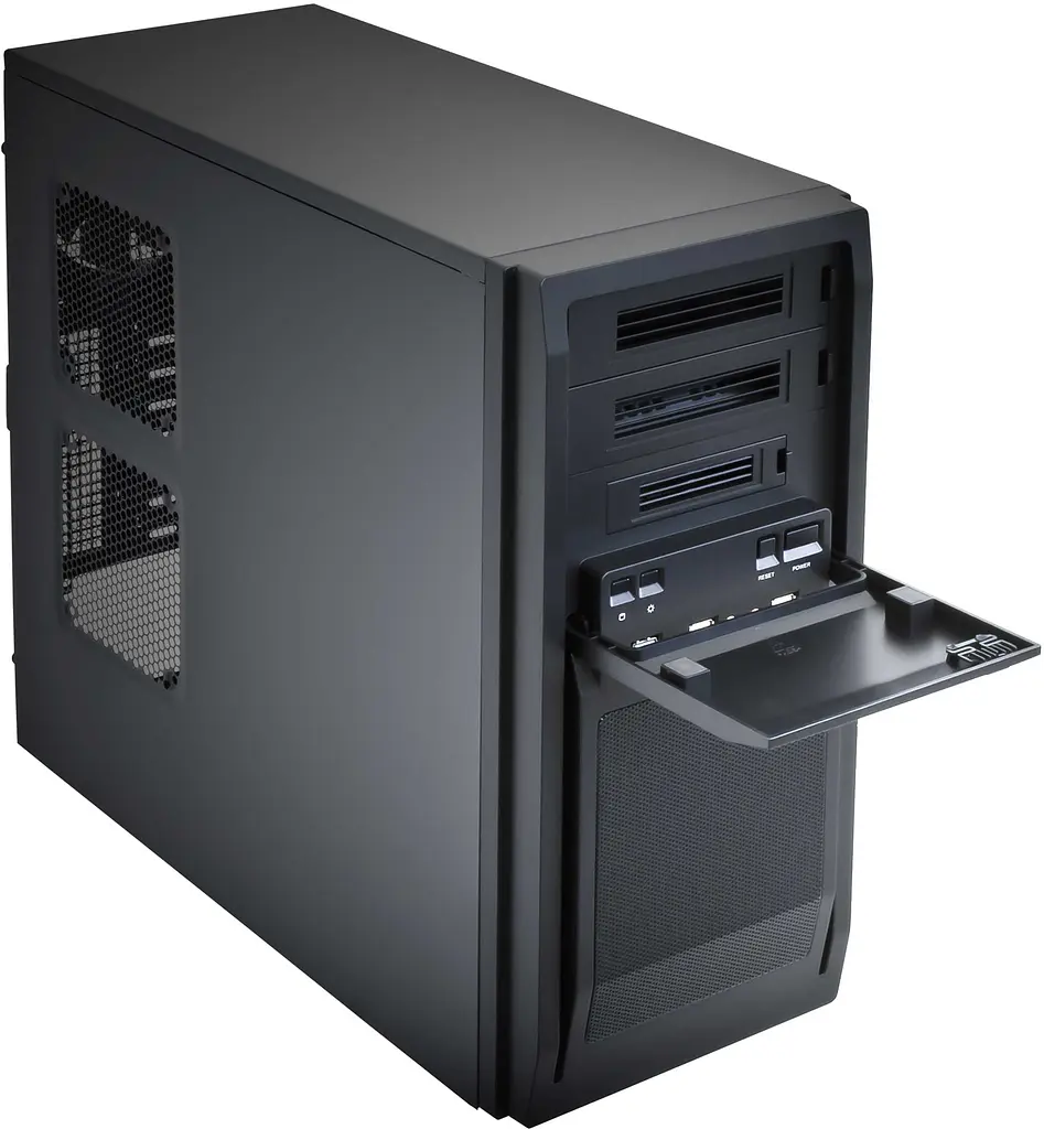 Корпус Chieftec LIBRA LF-02B-OP ATX, без БЖ, Black - фото 3