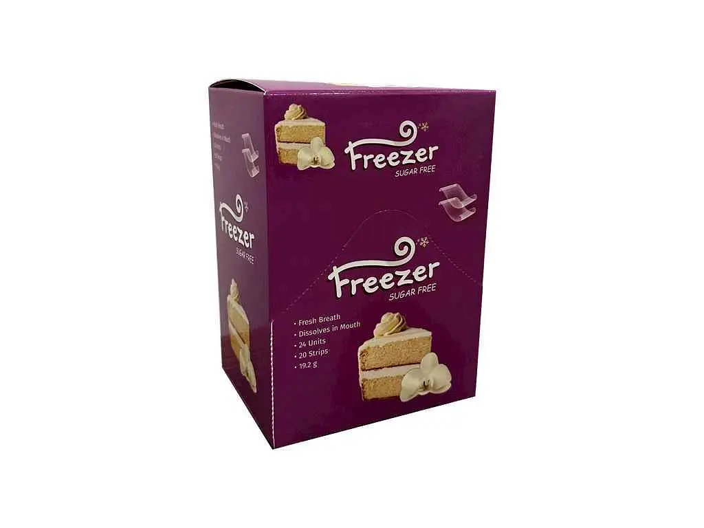Освіжаючі смужки FREEZER 150г зі смаком ванілі