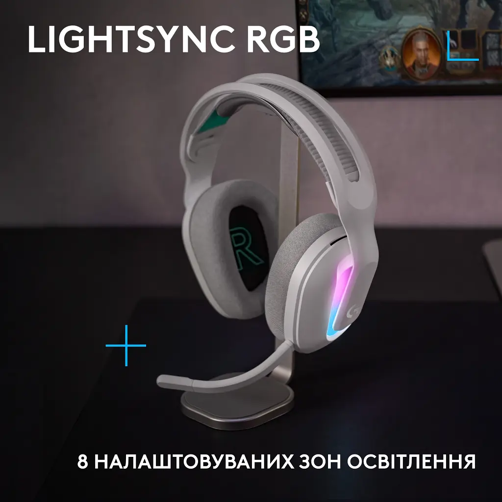 Навушники Logitech G522 Lightspeed Wireless Gaming Headset White (981-001550) - фото 4