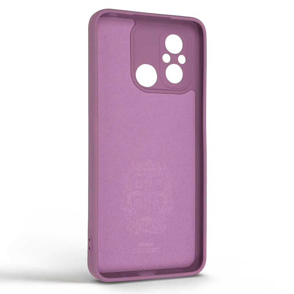 Силиконовый чехол для Xiaomi Redmi 12C, Icon Ring, фиолетовый, панель-накладка, с кольцом-подставкой на 360°, противоударный, возможность использования магнитных держателей, ArmorStandart (ARM68796) - фото 2