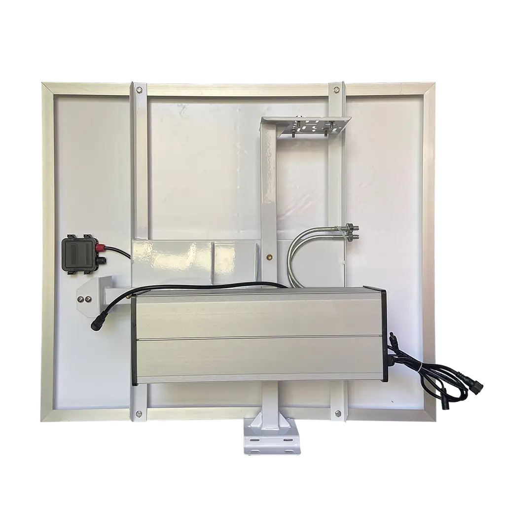 Солнечная панель для видеонаблюдения с аккумулятором GreenVision GV-003-100W-25Ah - фото 2