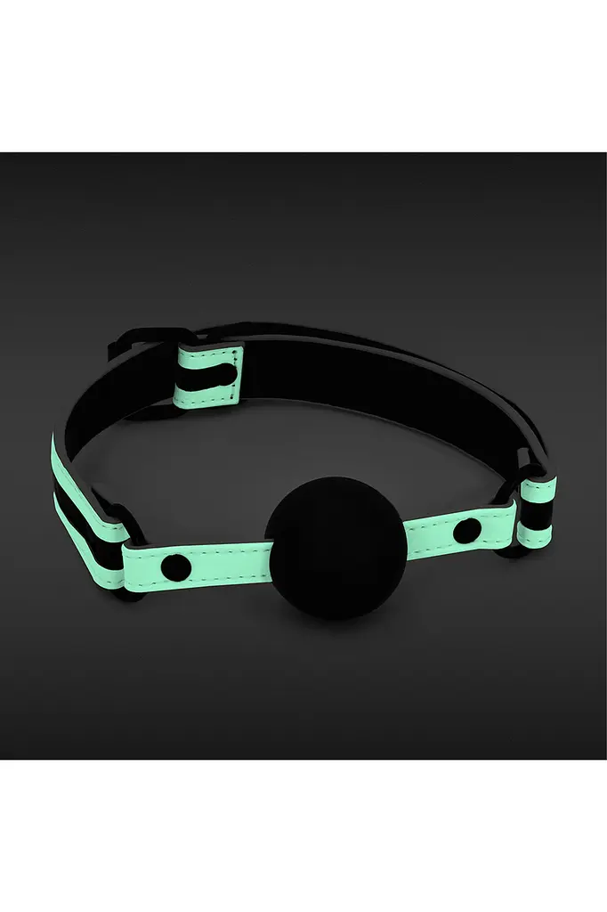 Кляп світиться Ns Novelties Glo Bondage Ball Gag - фото 3