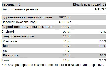 Комплекс Колагенів CocoBeauty з Коензимом Q10 - 300 г - фото 2