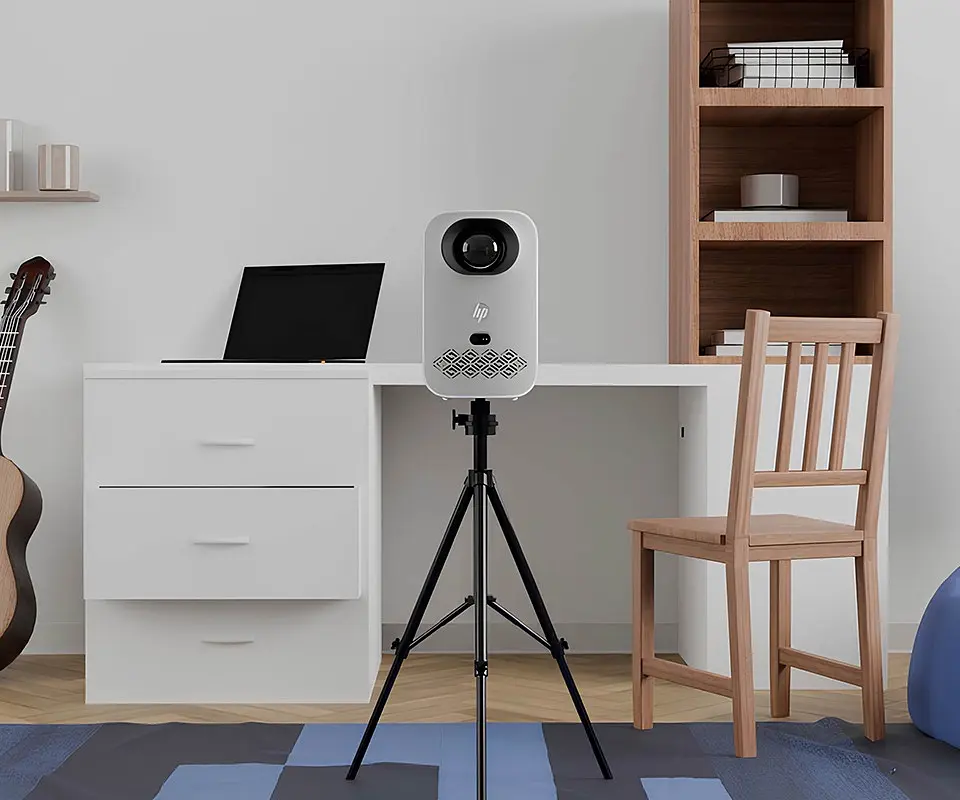 Проектор HP CC360 LED LCD FHD 220 AL 16:9 Android15 HDMI WiFi BT білий - фото 6