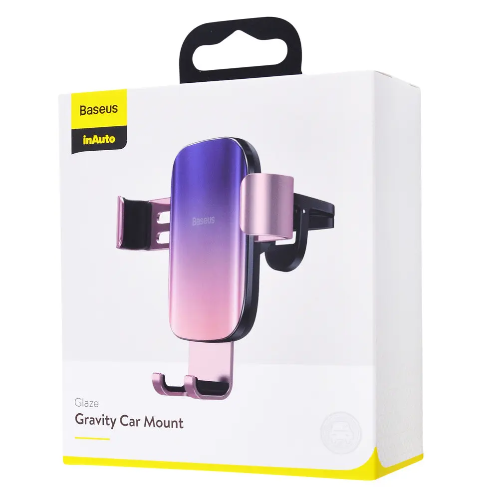 Держатель в машину Baseus Glaze Gravity Car Mount black (29242 black) - фото 2