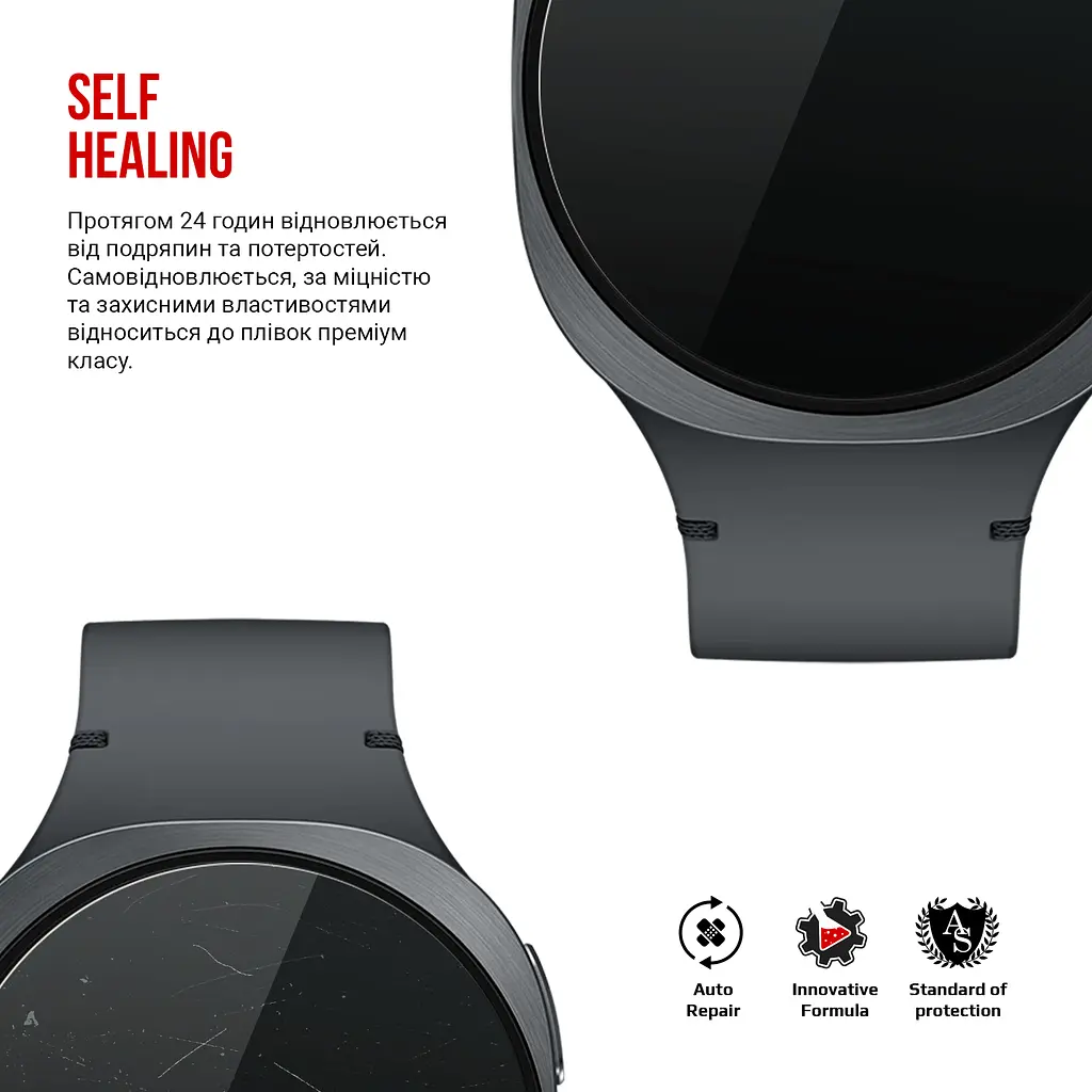 Гідрогелева плівка на годинники Samsung Galaxy Watch 8 40mm ArmorStandart захисна плівка для смарт годинників прозора (ARM87436) - фото 3
