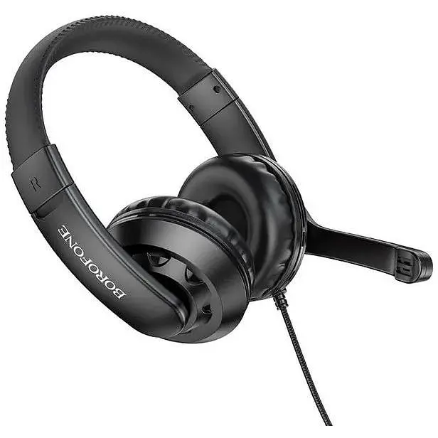 Игровые наушники Borofone BO102 Amusement gaming черные - фото 2