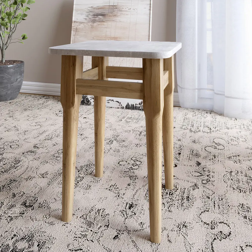 Табурет на кухню Lion Майами кромка ПВХ 0.45 мм бетон (LION-041247) - фото 2