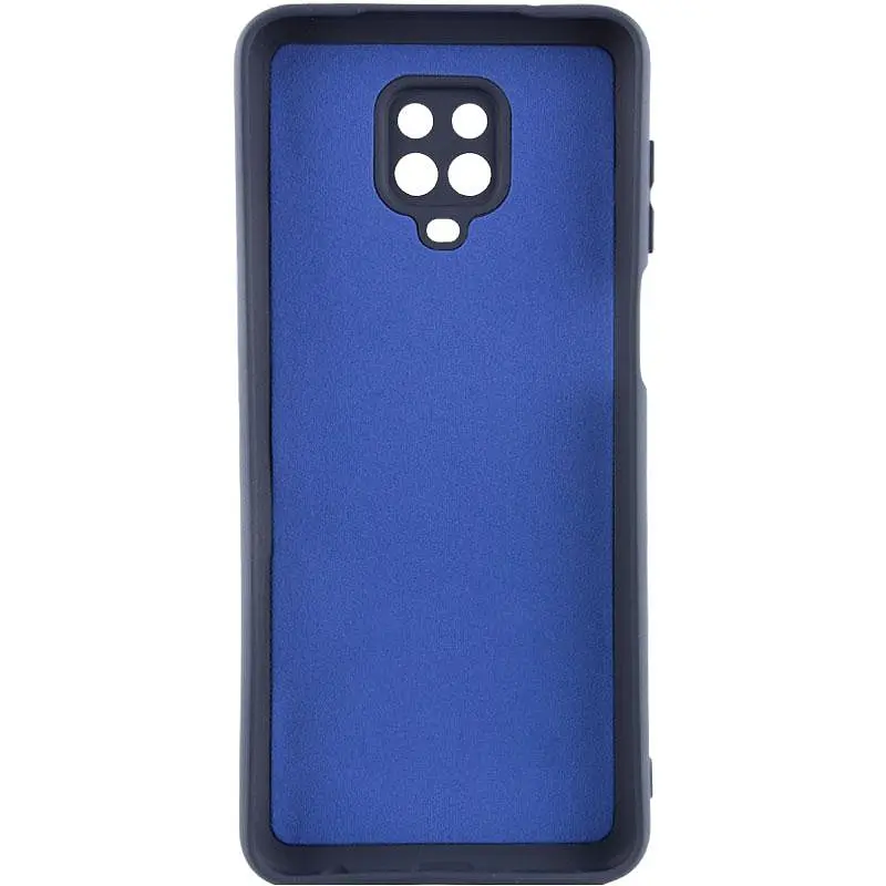 Чохол TPU Getman Liquid Silk Full Camera для Xiaomi Redmi Note 9s / Note 9 Pro / Note 9 Pro Max Синій / Midnight Blue - фото 2