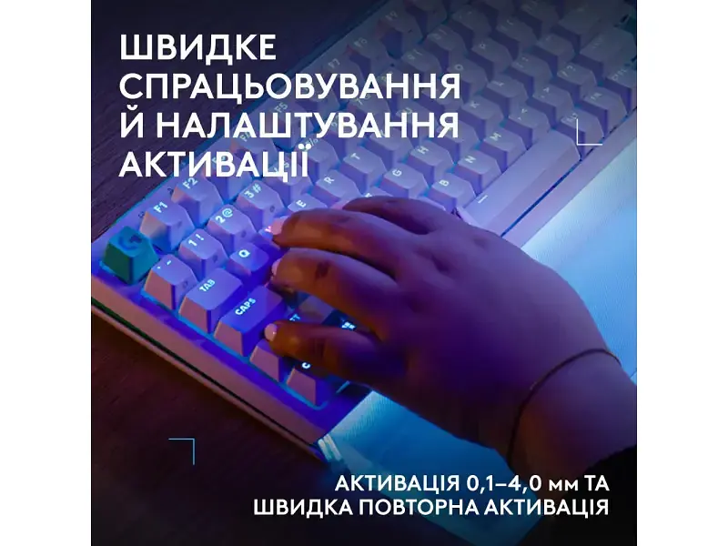 Клавіатура Logitech G512 X 75 Tactile White (920-013948, 920-013955) - фото 5