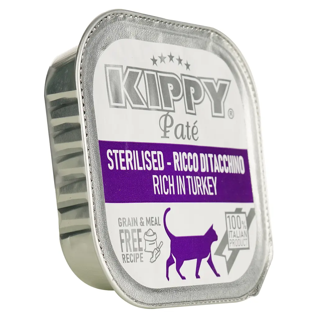 Влажный корм Kippy для стерилизованных кошек с индейкой 90 г - фото 2