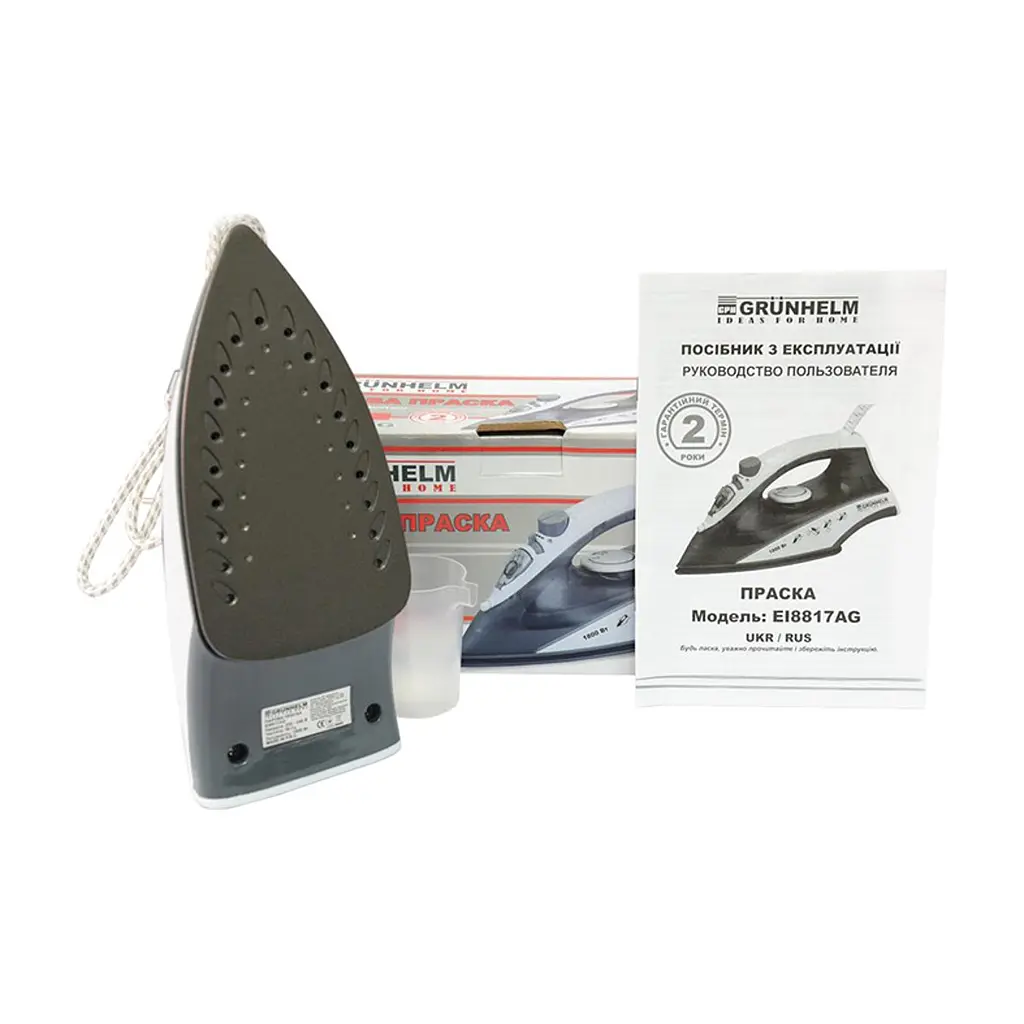 Утюг Grunhelm EI8817AG - фото 4