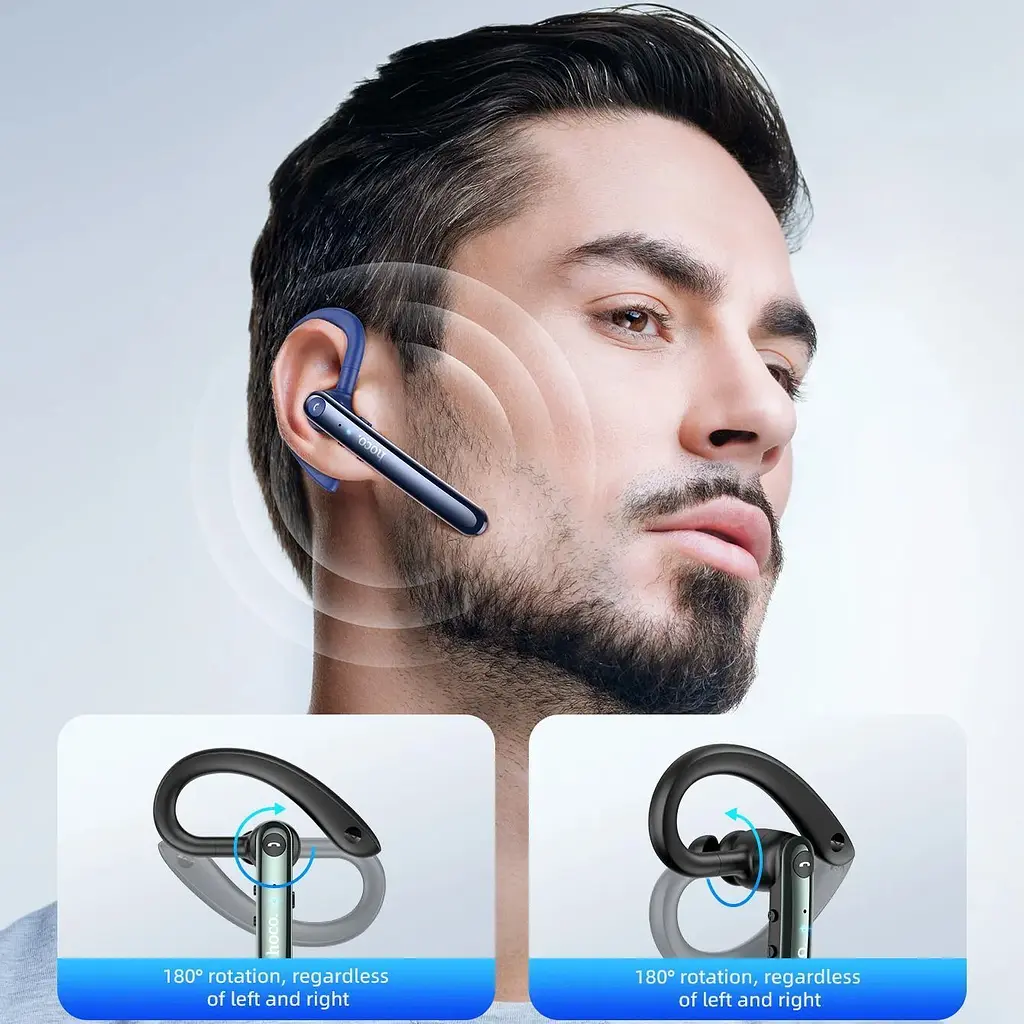 Bluetooth-гарнітура Hoco S19 Heartful ENC Metal Gray (752918) [151275] - фото 11