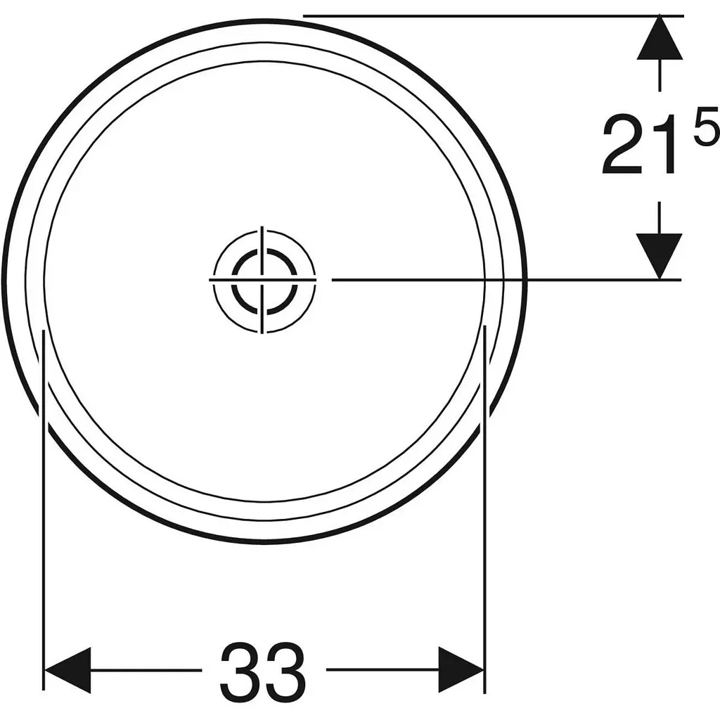 Раковина Geberit VariForm 40 500.747.01.2, Білий - фото 3