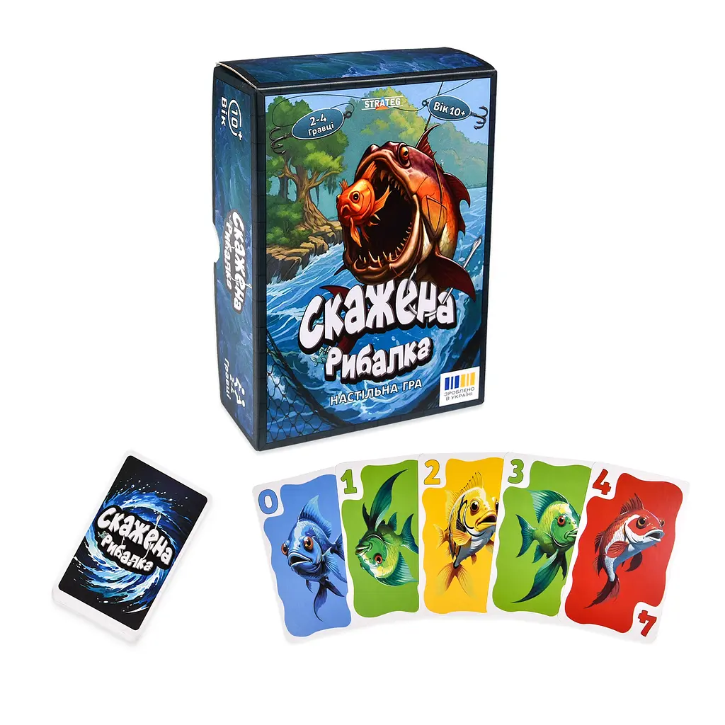 Настольная игра Strateg Бешеная рыбалка на украинском языке (30845) - фото 8
