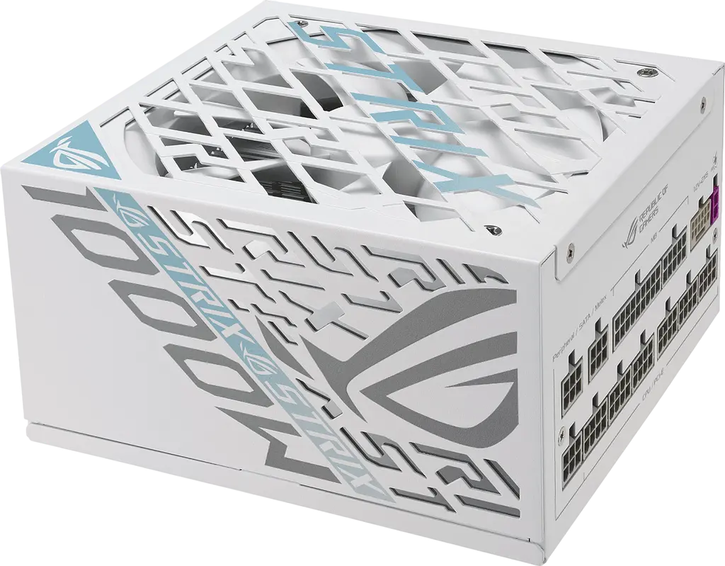 Блок живлення ASUS ROG STRIX 1000W 80+ Platinum White Edition (90YE00W4-B0NA00) - фото 2