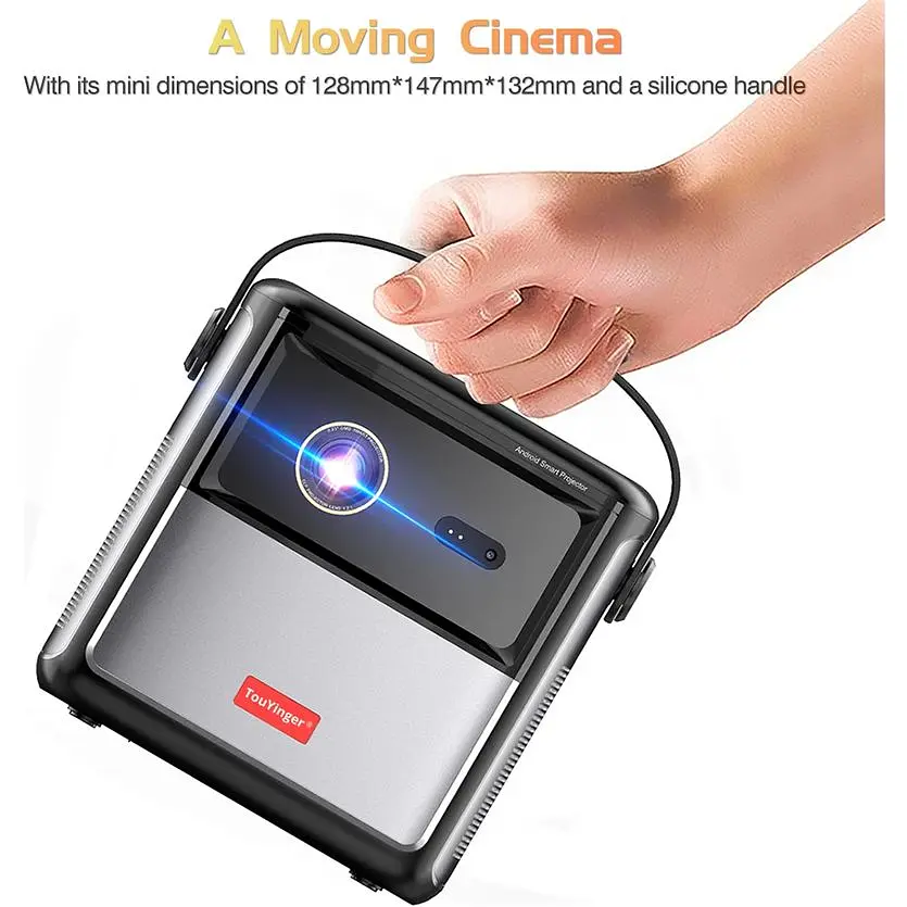 Портативный проектор Full HD TouYinger G5 с аккумулятором 15000 mAh XPRO (G5 (battery)_22399) - фото 8