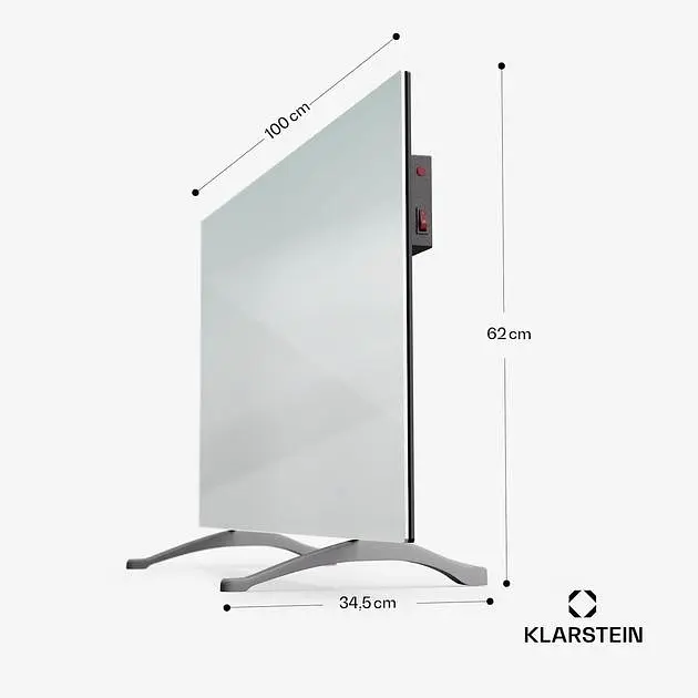 Инфракрасный обогреватель зеркало Klarstein Marvel Mirror 600 (10045431) - фото 7