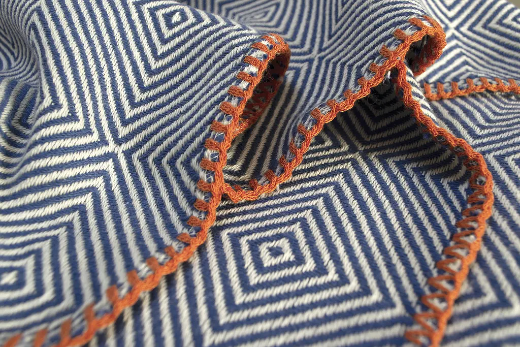 Покривало Barine - Tetra Throw Denim 135x195 темно-синій - фото 3