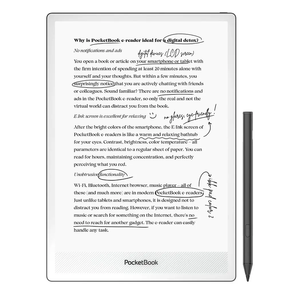 Електронна книга PocketBook 1030 InkPad One Matte Black (PB1030-8-WW) - фото 3