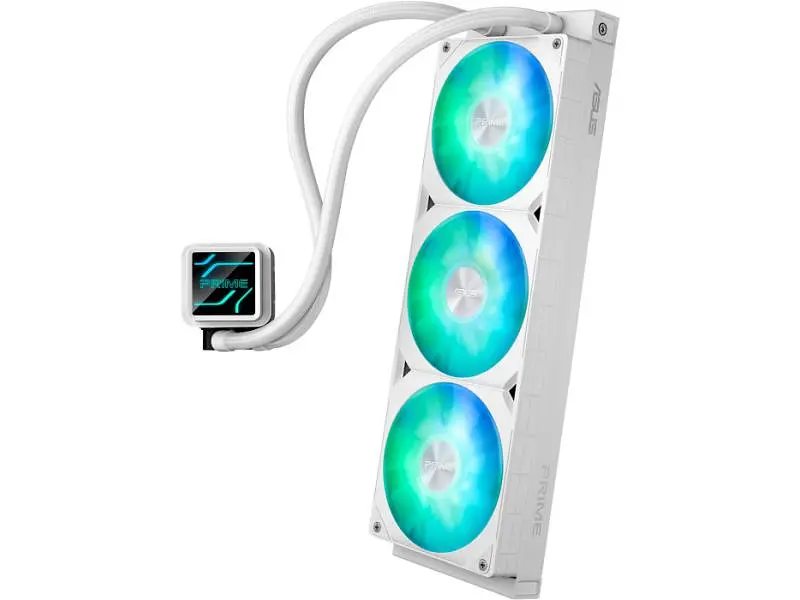 Водяне охолодження Asus Prime LC 360 ARGB LCD White (90RC0102-B0EAY0) - фото 3