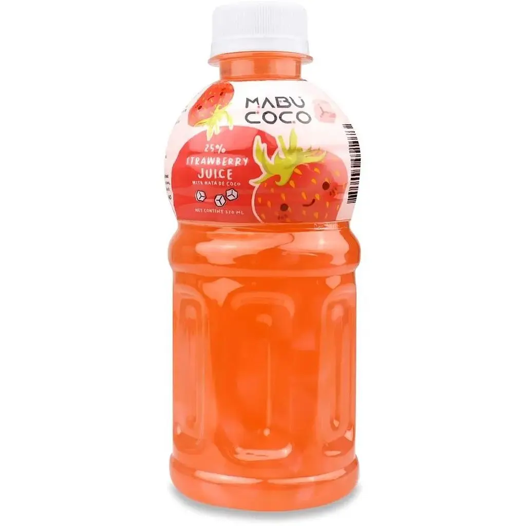 Напій Mabu Coco Strawberry nata de coco зі смаком полуниці 320 мл