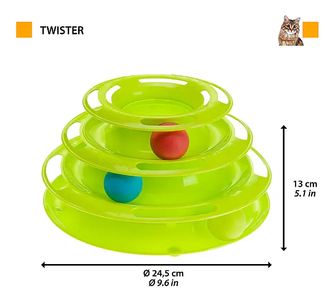 Іграшка для котів Ferplast Twister Ø 24.5x13 см 85089099 - фото 2