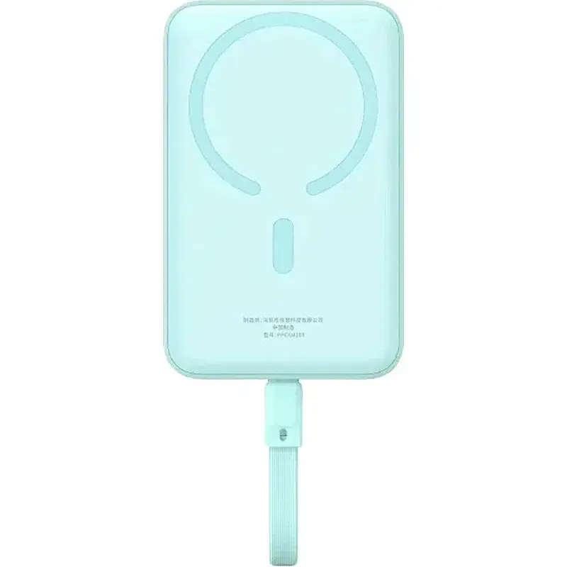 Універсальна мобільна батарея Baseus Magnetic Mini 10000mAh, 30W Blue (P1002210B333-00) - фото 5
