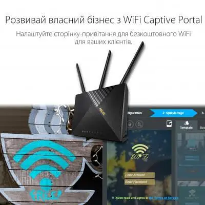 Бездротовий маршрутизатор (роутер) Asus 4G-AX56 - фото 4