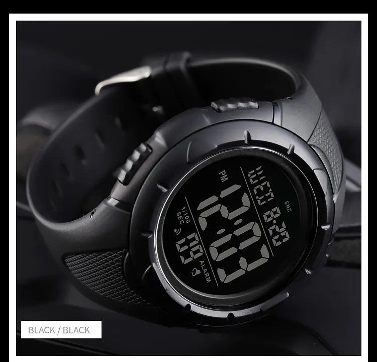 Наручний годинник чоловічий 1535BKBK Black-Black Skmei acs0030692 - фото 4