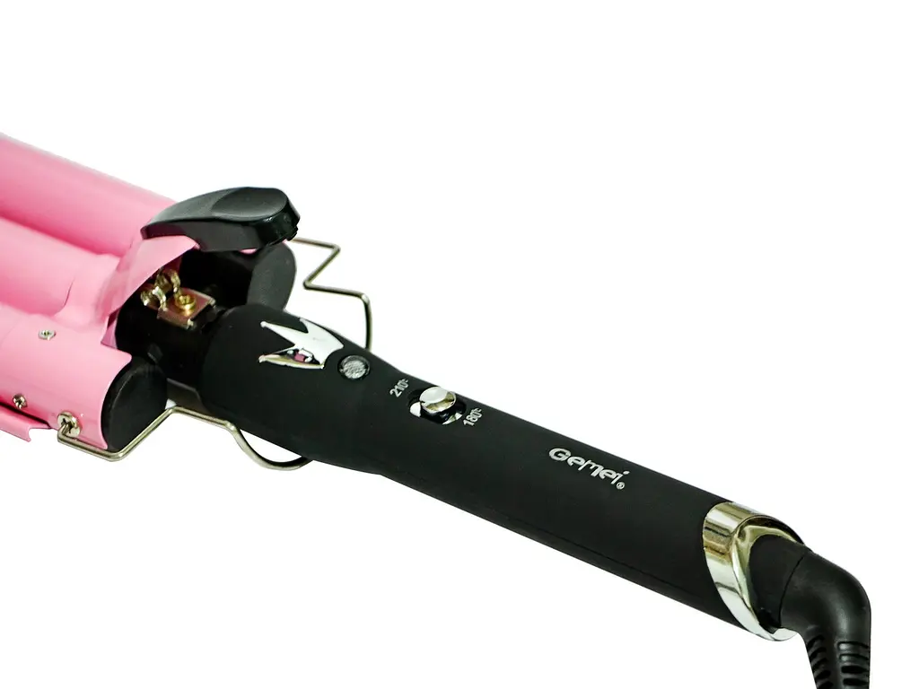 Потрійна плойка для волосся Gemei GM 1956, 65 Вт - фото 3