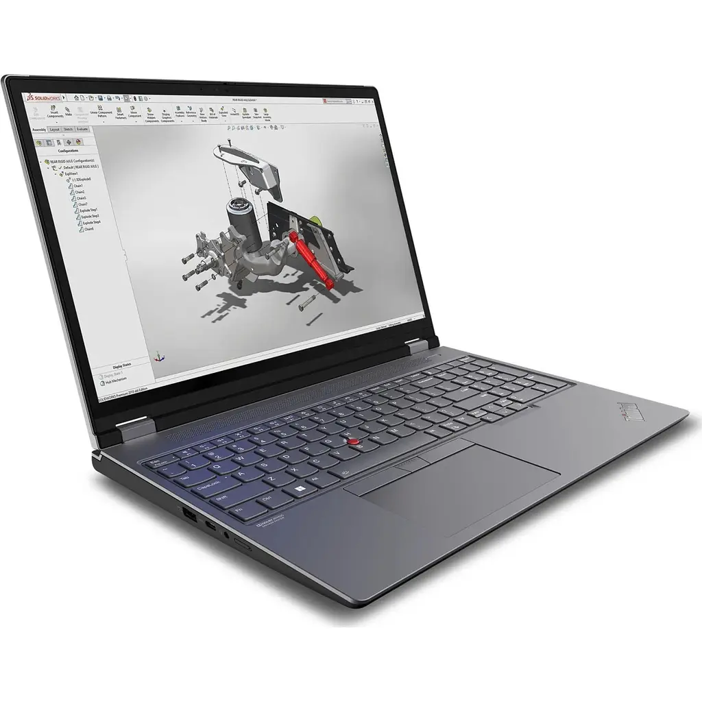 Ноутбук Lenovo ThinkPad P16 G2,i7-14700HX la 5.5 GHz,64 GB DDR5 5600,1 TB,RTX 2000 Ada 8 GB,Windows 11 Pro,1 TB - фото 2