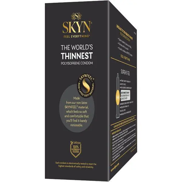 Презервативи SKYN Supreme Feel 30 шт – ультратонкі, без латексу, з максимальним зволоженням - фото 4