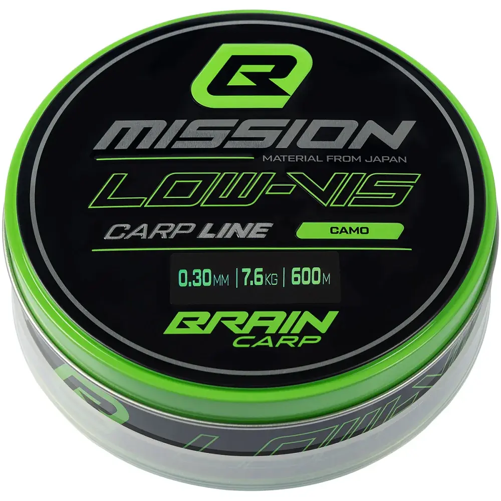 Волосінь Brain Mission Carp Line (Camo) 600m 0.30mm 7.6kg - фото 2