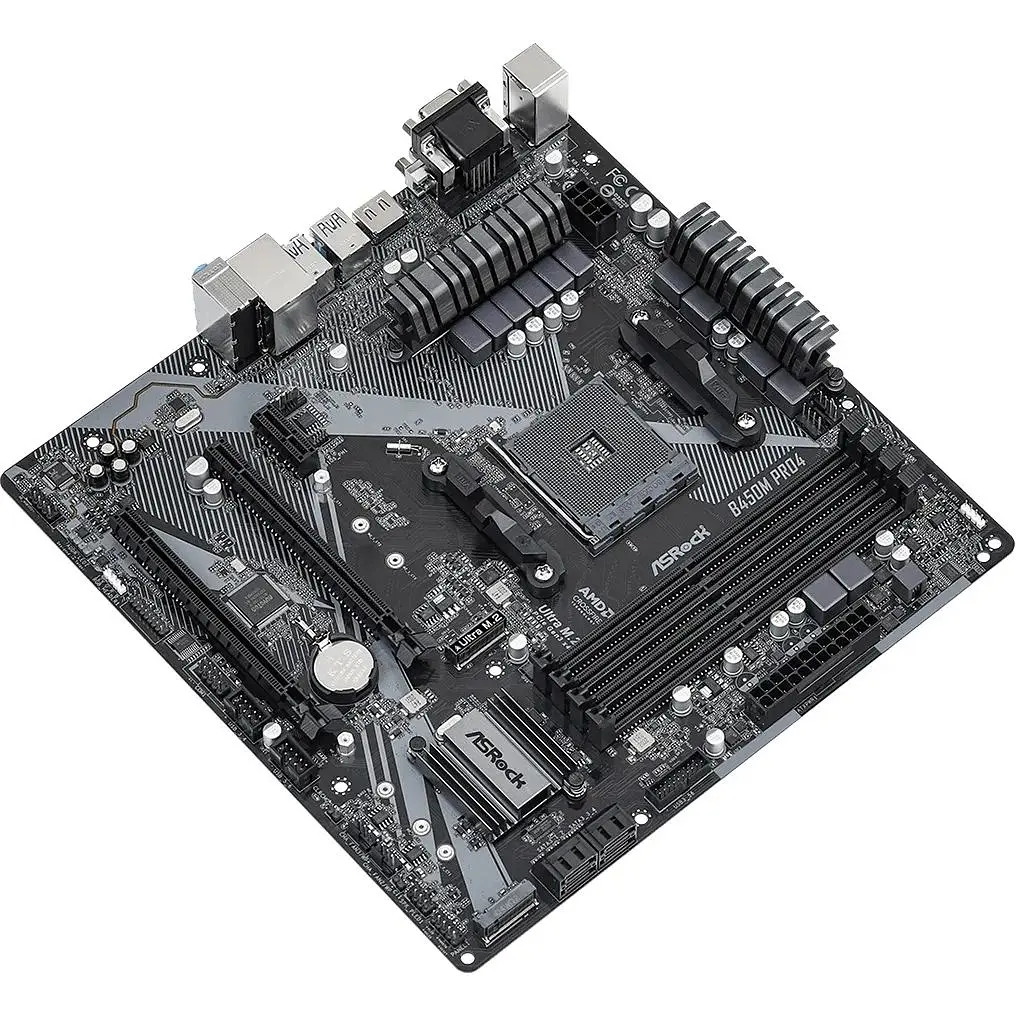 Материнська плата ASRock B450M Pro4 R2.0 Socket AM4 - фото 3