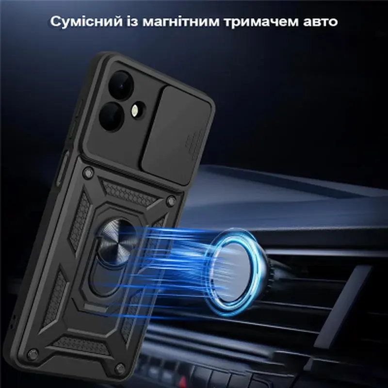 Чохол до мобільного телефона BeCover Military Samsung Galaxy A07 SM-A075 Black (713897) - фото 3