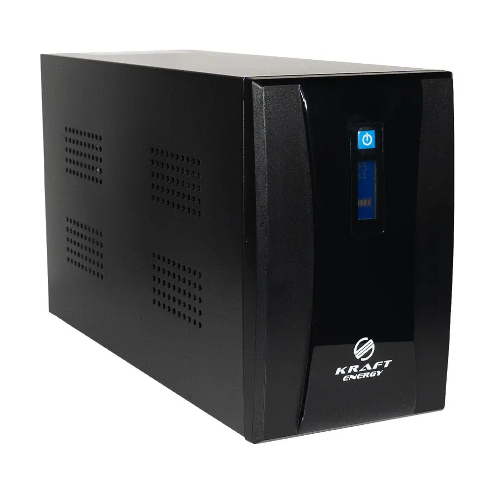 Джерело безперебійного живлення KRF-2000VA/1200W(LCD) UPS Kraft (42-00004) - фото 3