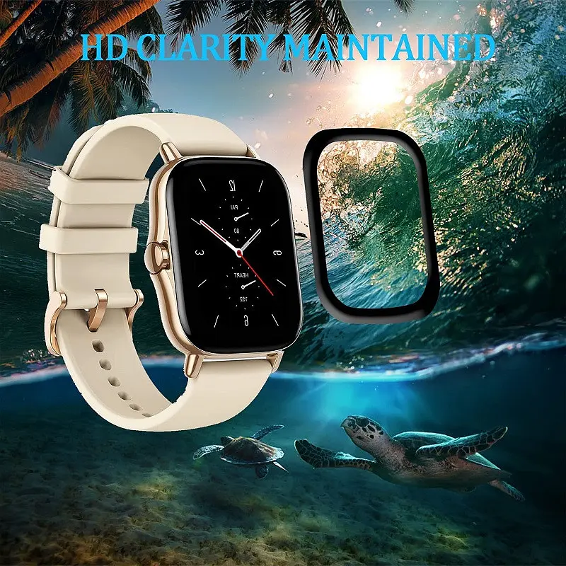 Защитная пленка Tamister для смарт-часов Amazfit Bip 3/3Pro с рамкой 1 шт. - фото 6