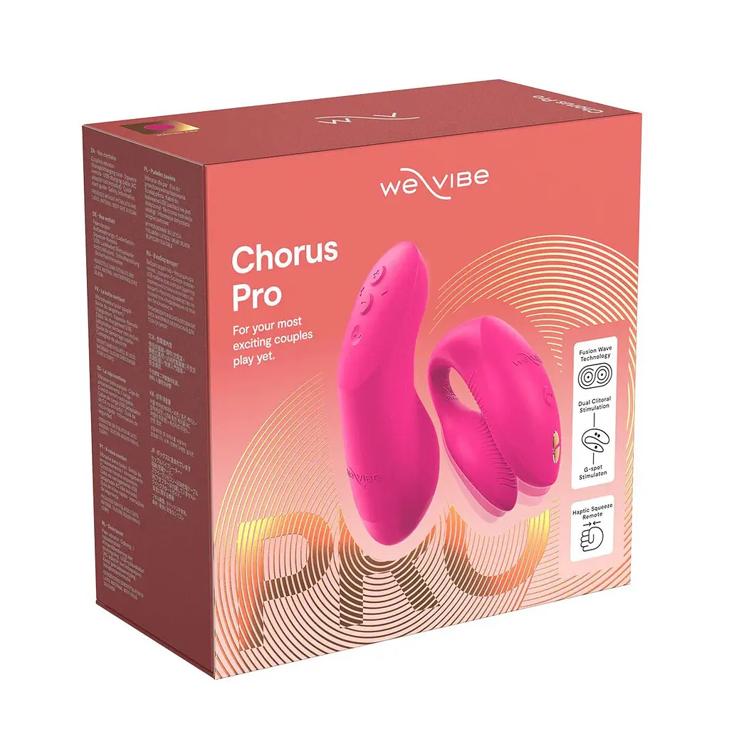 Смарт-вібратор для пар We-Vibe Chorus Pro Electric Pink - фото 14