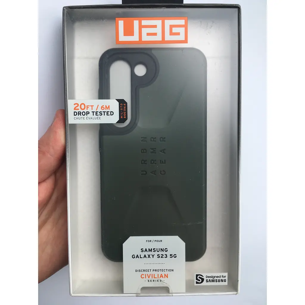 Чохол протиударний для Samsung Galaxy S23 (S911) UAG Civilian Olive 214121117272 - фото 2