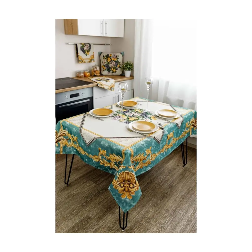 Скатертина Прованс гобеленова Verna 135х180 см (4823093447240) - фото 3