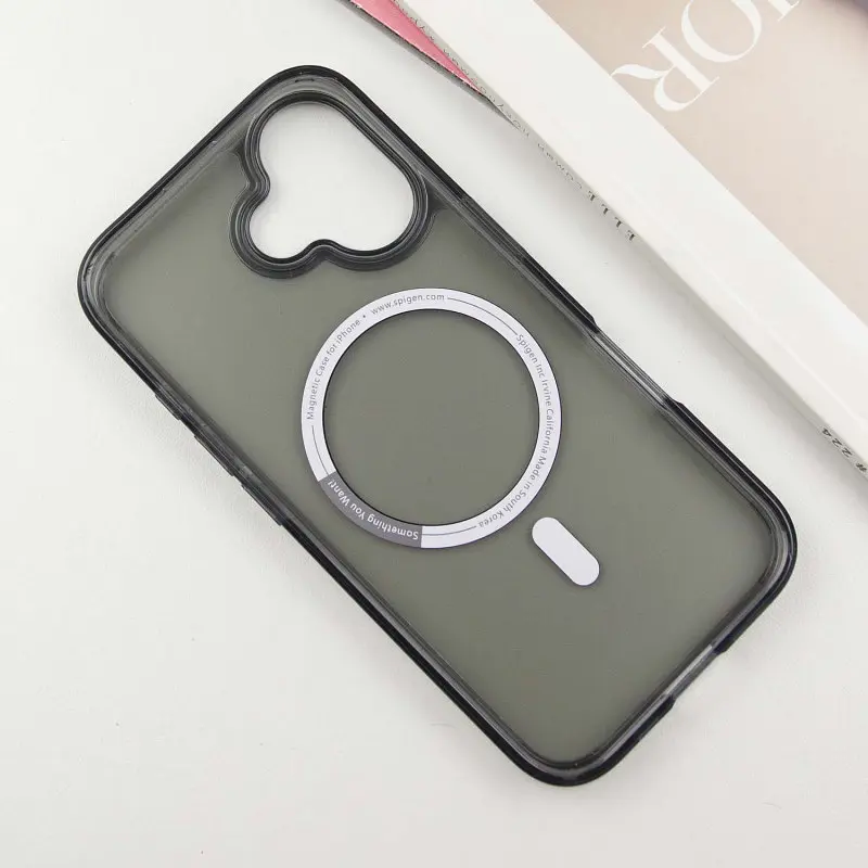 Чехол SGP Black Matte (MagFit) для Apple iPhone 16 (6.1) - фото 3