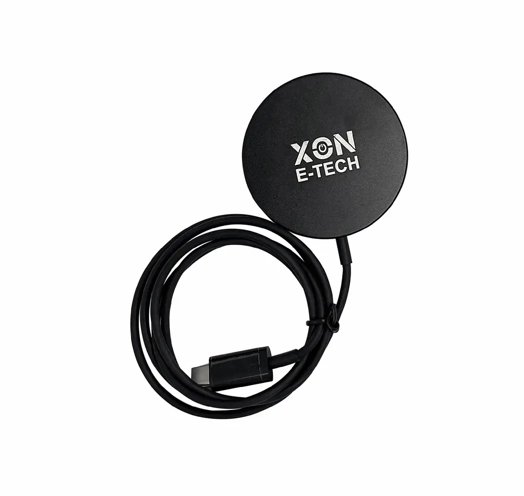 Беспроводное магнитное зарядное устройство XON AirCharge MagLink M1 (15W) USB Type-C (AM1CW 5955) Черный - фото 3