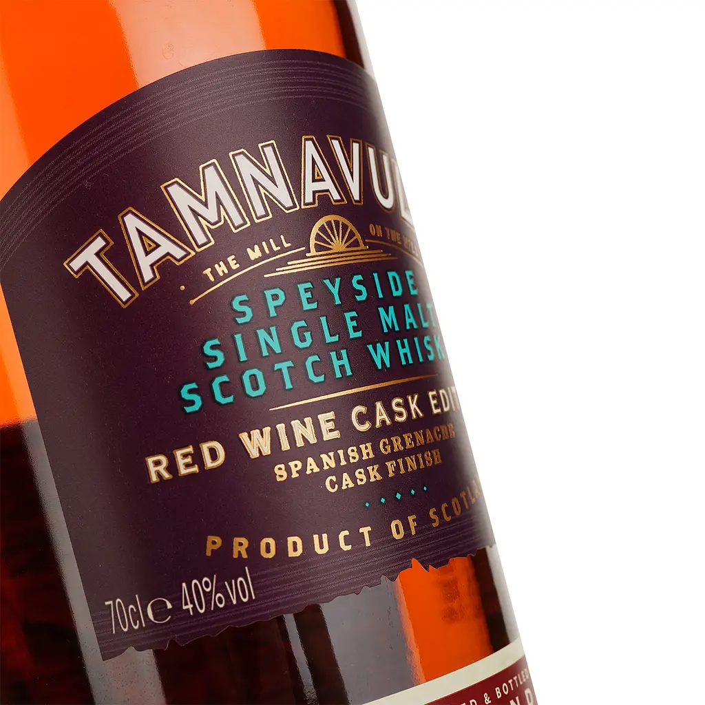 Виски Tamnavulin Red Wine Cask Edition Single Malt Scotch Whisky, 40%, 0,7 л - фото 4