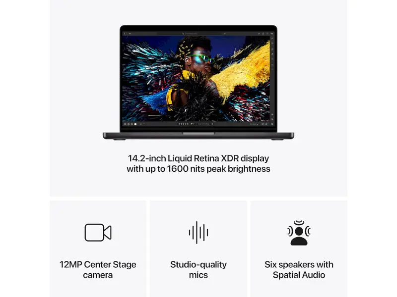 Ноутбук Apple MacBook Pro 14 Late 2024 Space Black (MX2K3) - фото 8